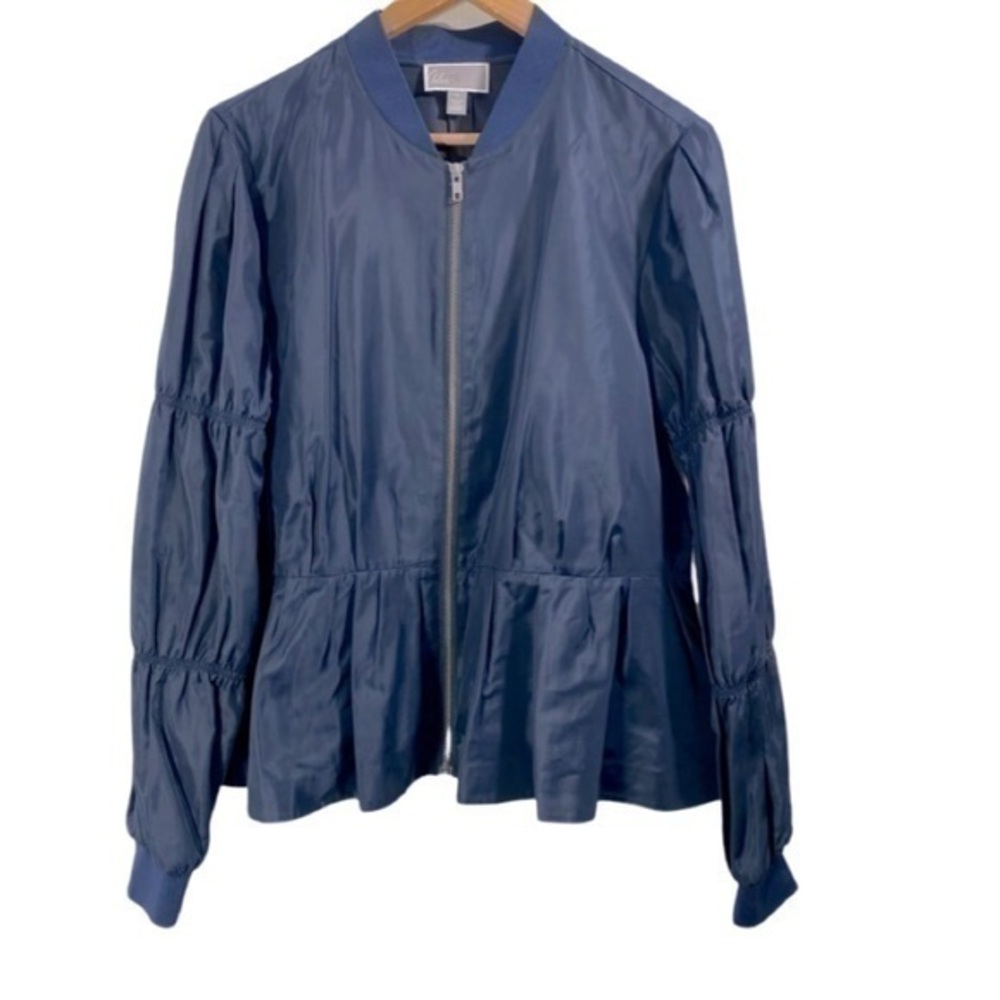 Chelsea28 navy zip up Bomber Jacket/top Size XL